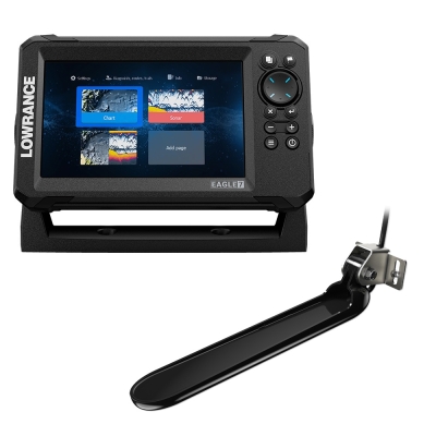 Lowrance Eagle 7 con Transductor TripleShot Cartas Interiores de EE. UU.